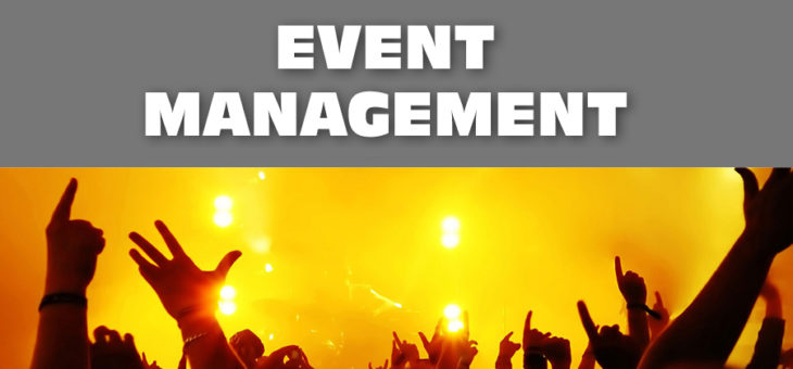 Event management, event marketing