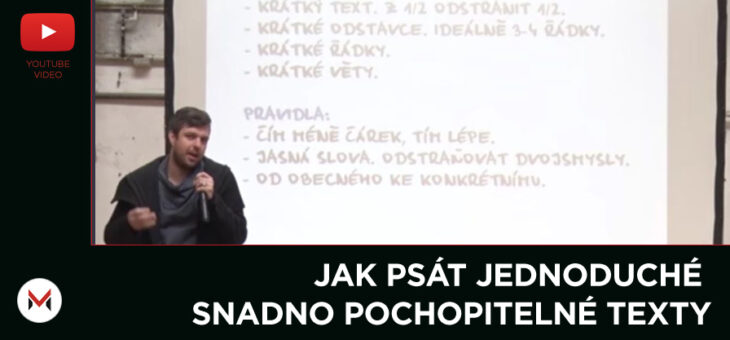 Jak psát jednoduché snadno pochopitelné texty