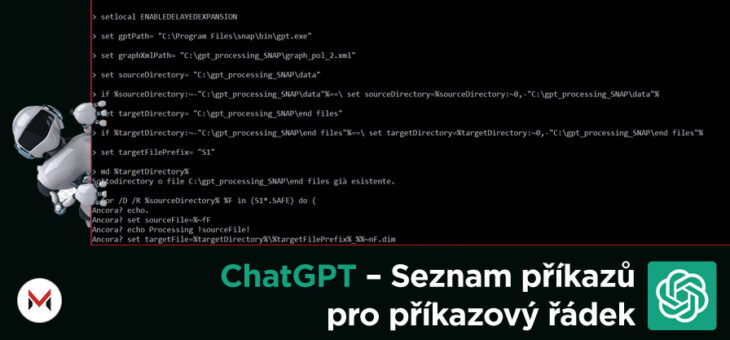 ChatGPT – Seznam příkazů pro příkazový řádek